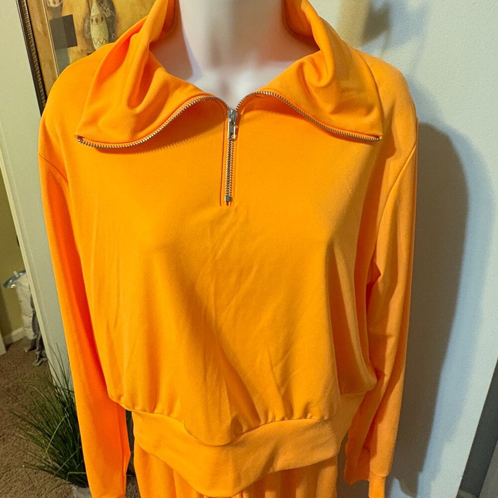 Orange 2 Piece Track Suite - Picture 3 of 9